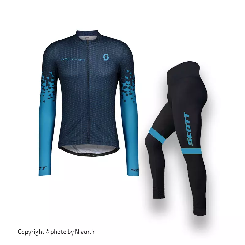 لباس دوچرخه سواری اسکات مدل RC 2019 آبی